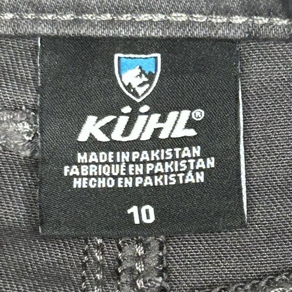Kuhl Skirt Womens 10 Gray Kontour Stretch Cotton Blend Utility Pockets Outdoor - Picture 3 of 14